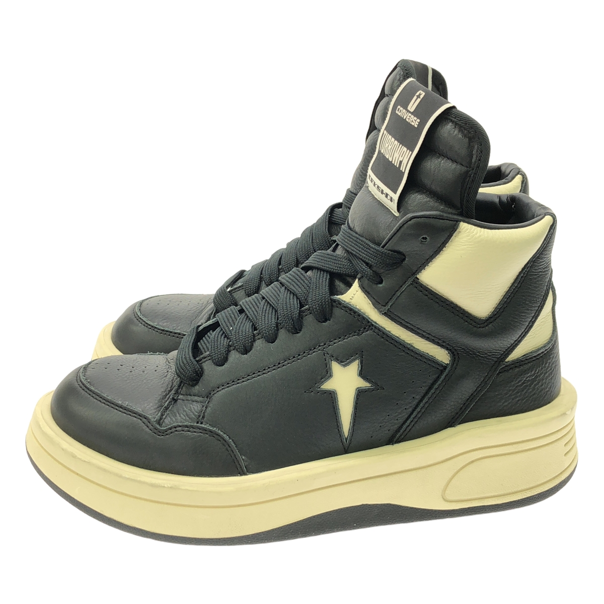 Rick Owens DRKSHDW / リック・オウエンス・ダークシャドウ × Converse / コンバース Turbowpn Mid / ターボ ウェポン レザー スニーカー