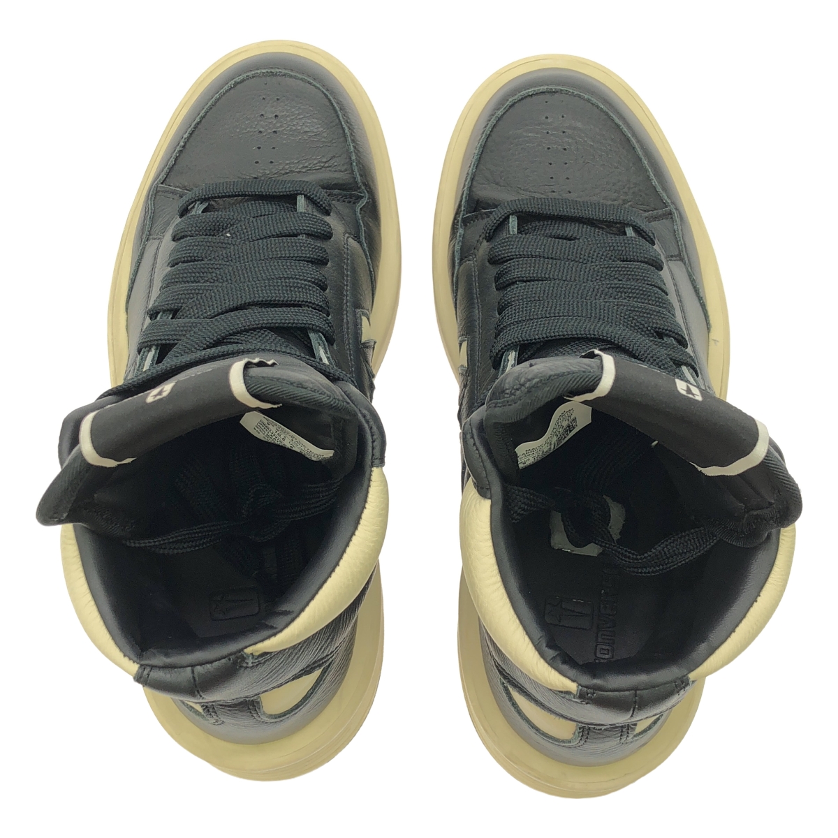 Rick Owens DRKSHDW / リック・オウエンス・ダークシャドウ × Converse / コンバース Turbowpn Mid / ターボ ウェポン レザー スニーカー