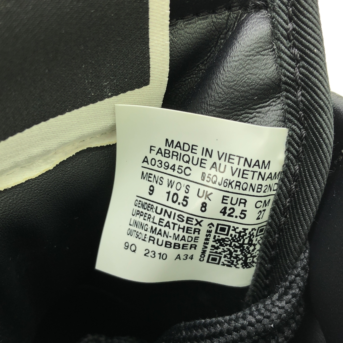 Rick Owens DRKSHDW / リック・オウエンス・ダークシャドウ × Converse / コンバース Turbowpn Mid / ターボ ウェポン レザー スニーカー