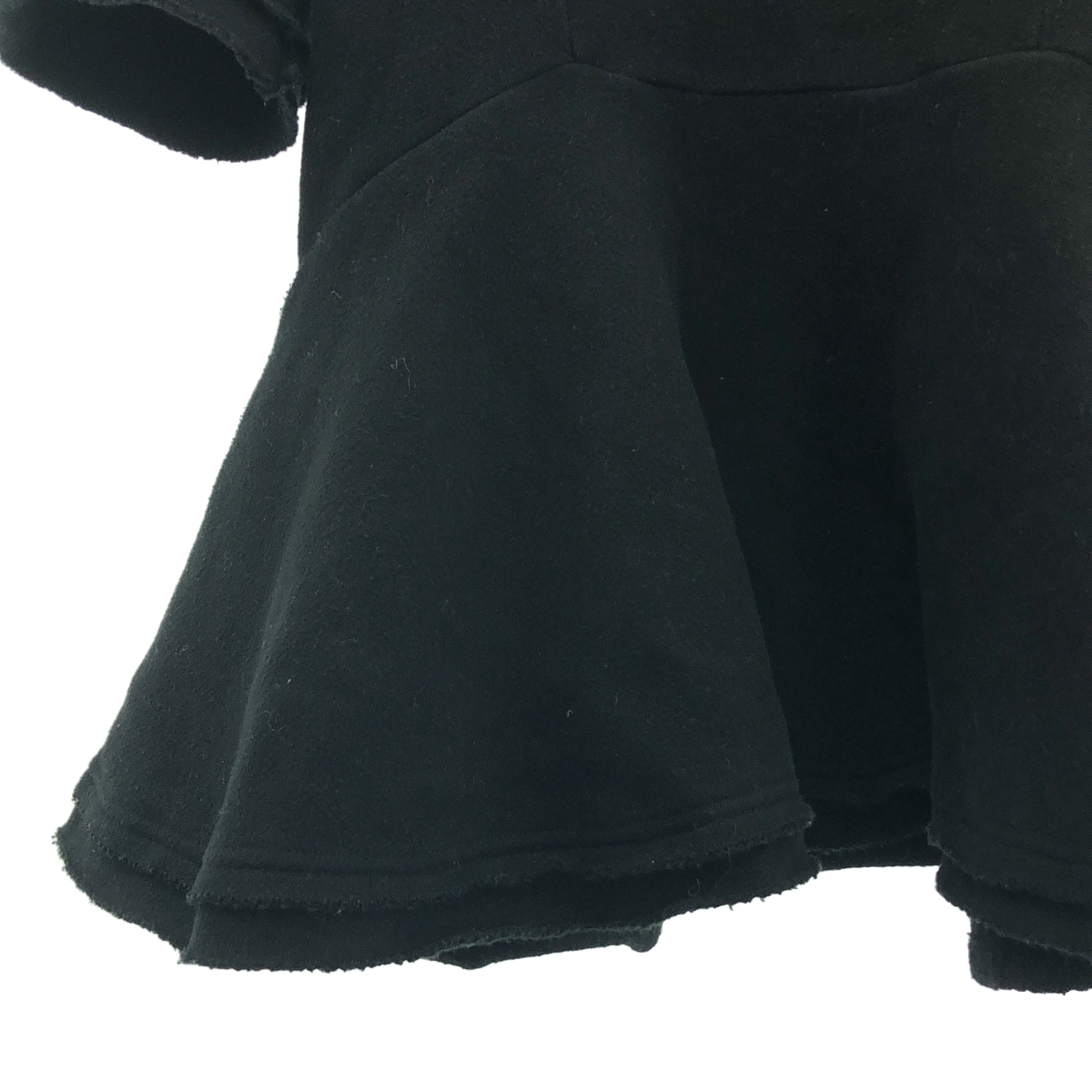 REGULATION Yohji Yamamoto / レギュレーションヨウジヤマモト コットン混 ペプラムデザイン トップス