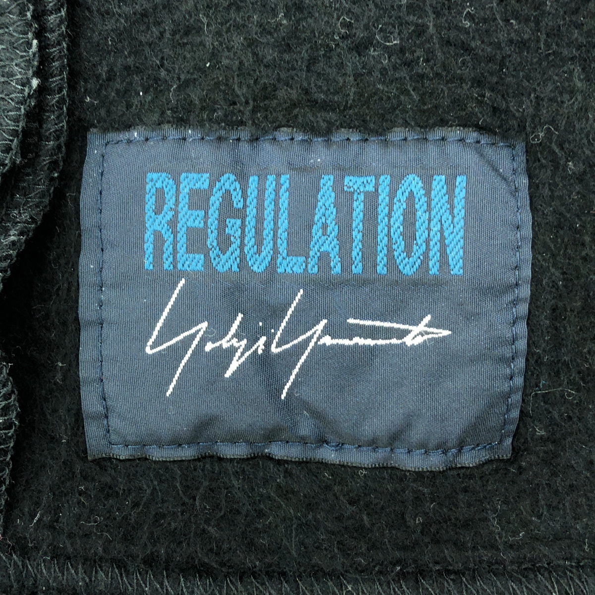 REGULATION Yohji Yamamoto / レギュレーションヨウジヤマモト コットン混 ペプラムデザイン トップス