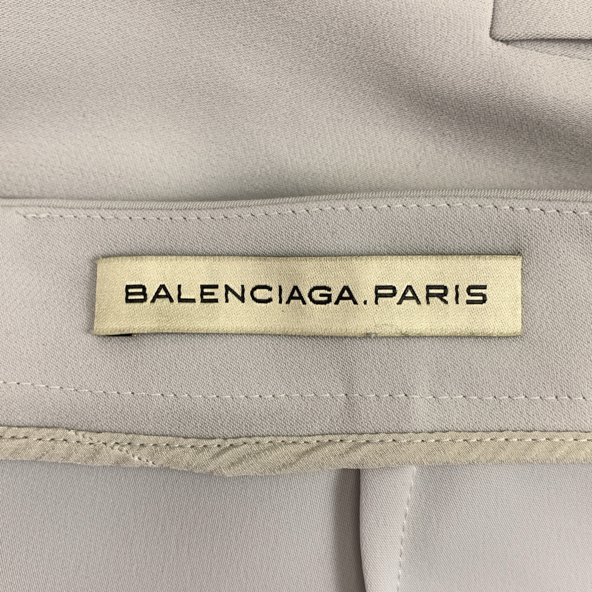 BALENCIAGA / バレンシアガ バックジップ タック スカート