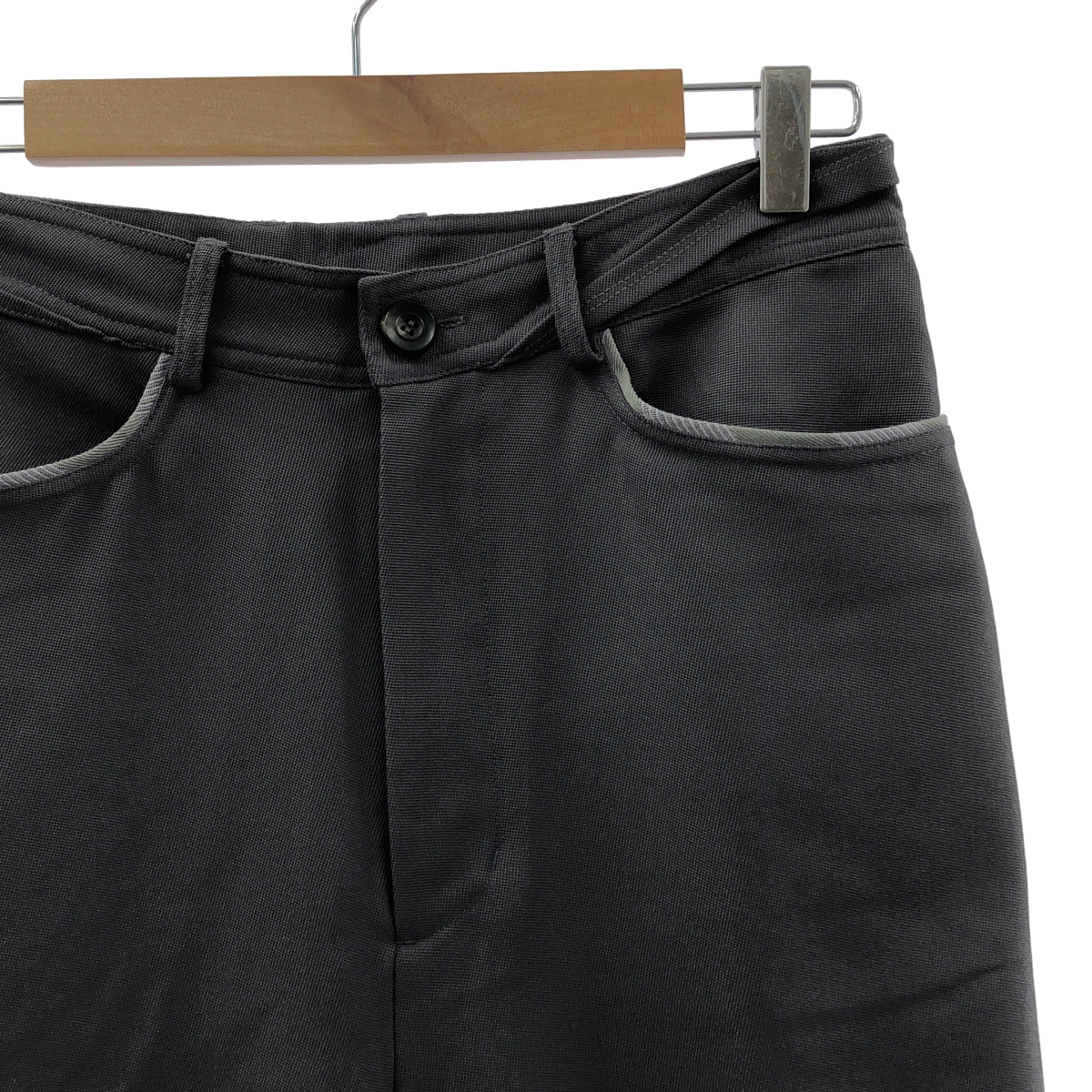 Kiko Kostadinov / キココスタディノフ OHNE K-DART TROUSER ポリエステル ウール 立体裁断 フレア トラウザー パンツ