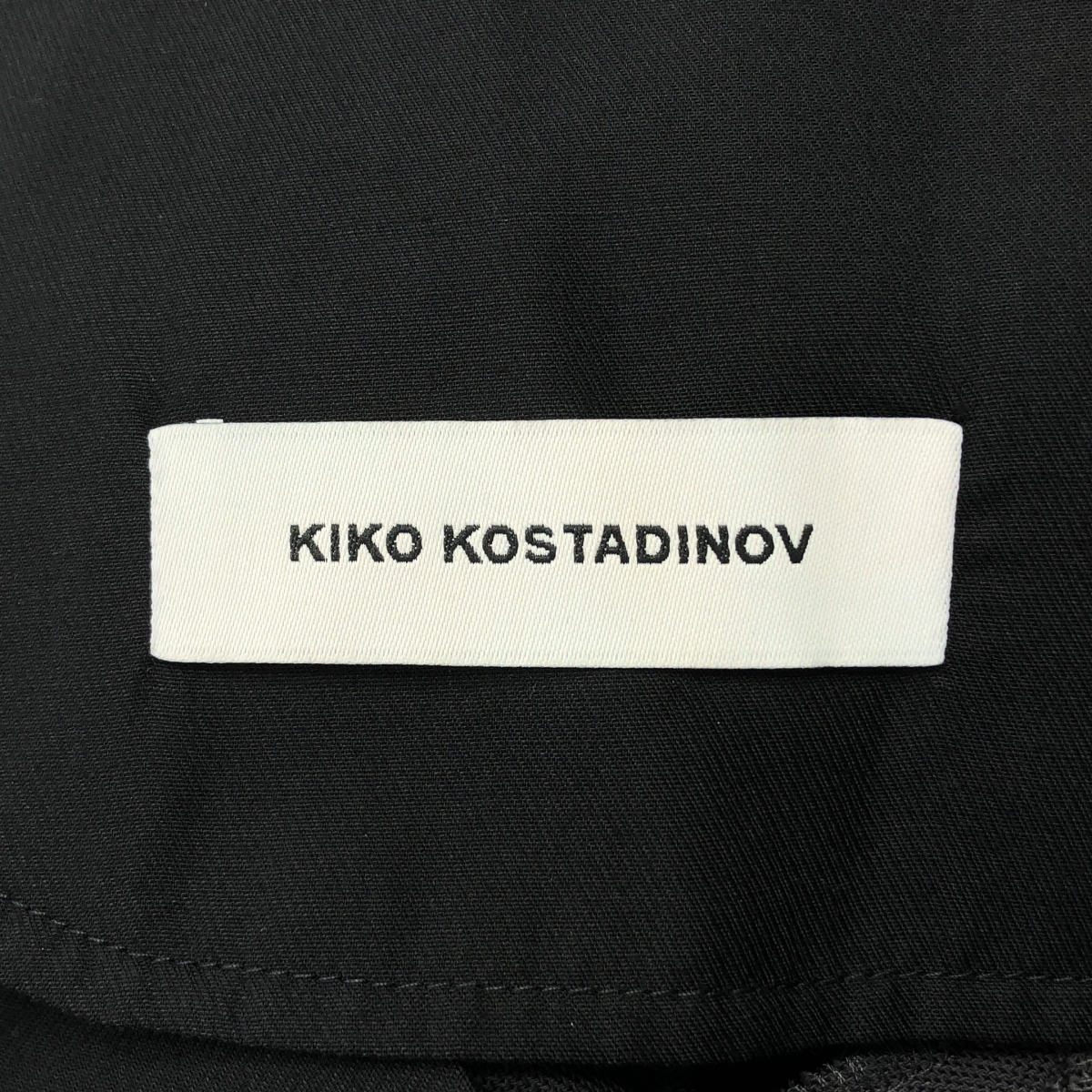 Kiko Kostadinov / キココスタディノフ OHNE K-DART TROUSER ポリエステル ウール 立体裁断 フレア トラウザー パンツ