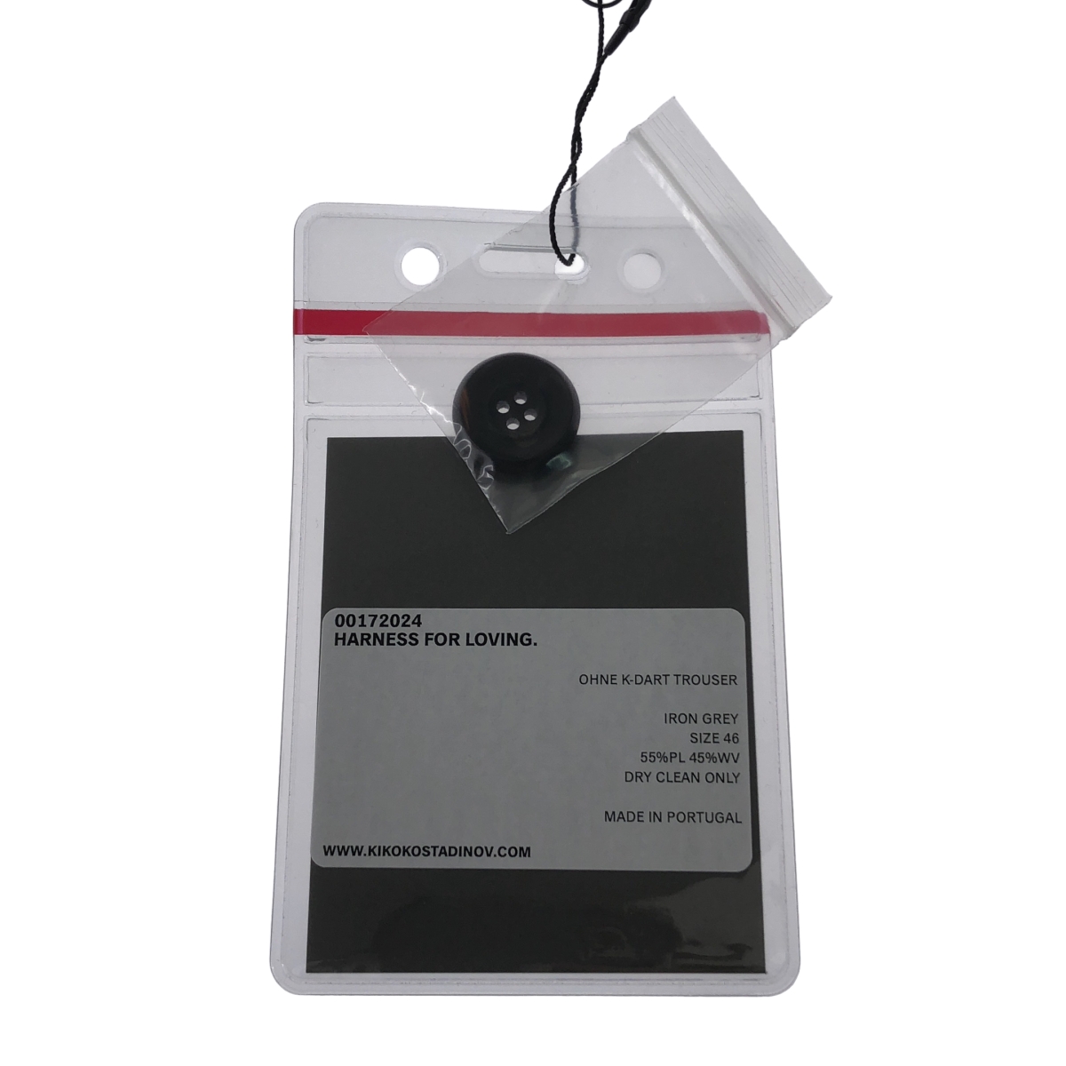 Kiko Kostadinov / キココスタディノフ OHNE K-DART TROUSER ポリエステル ウール 立体裁断 フレア トラウザー パンツ