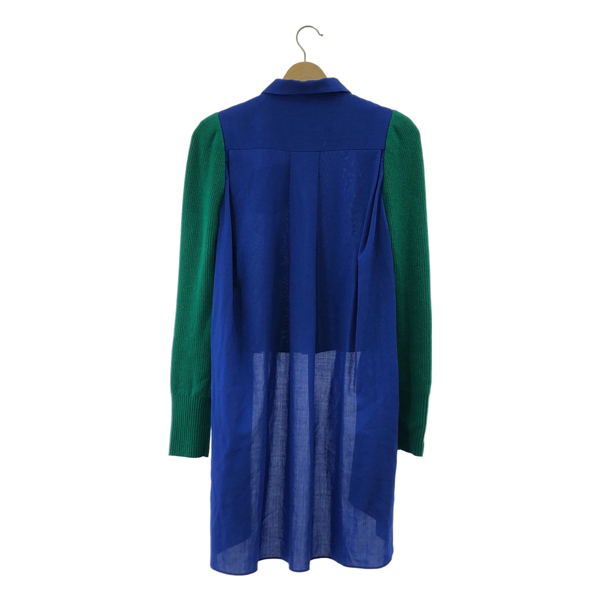 sacai / サカイ Suiting Mix Shirt ニット切替 ロングシャツ