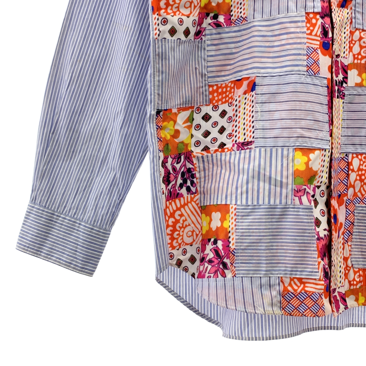 COMME des GARCONS SHIRT / コムデギャルソンシャツ コットン パッチワーク シャツ