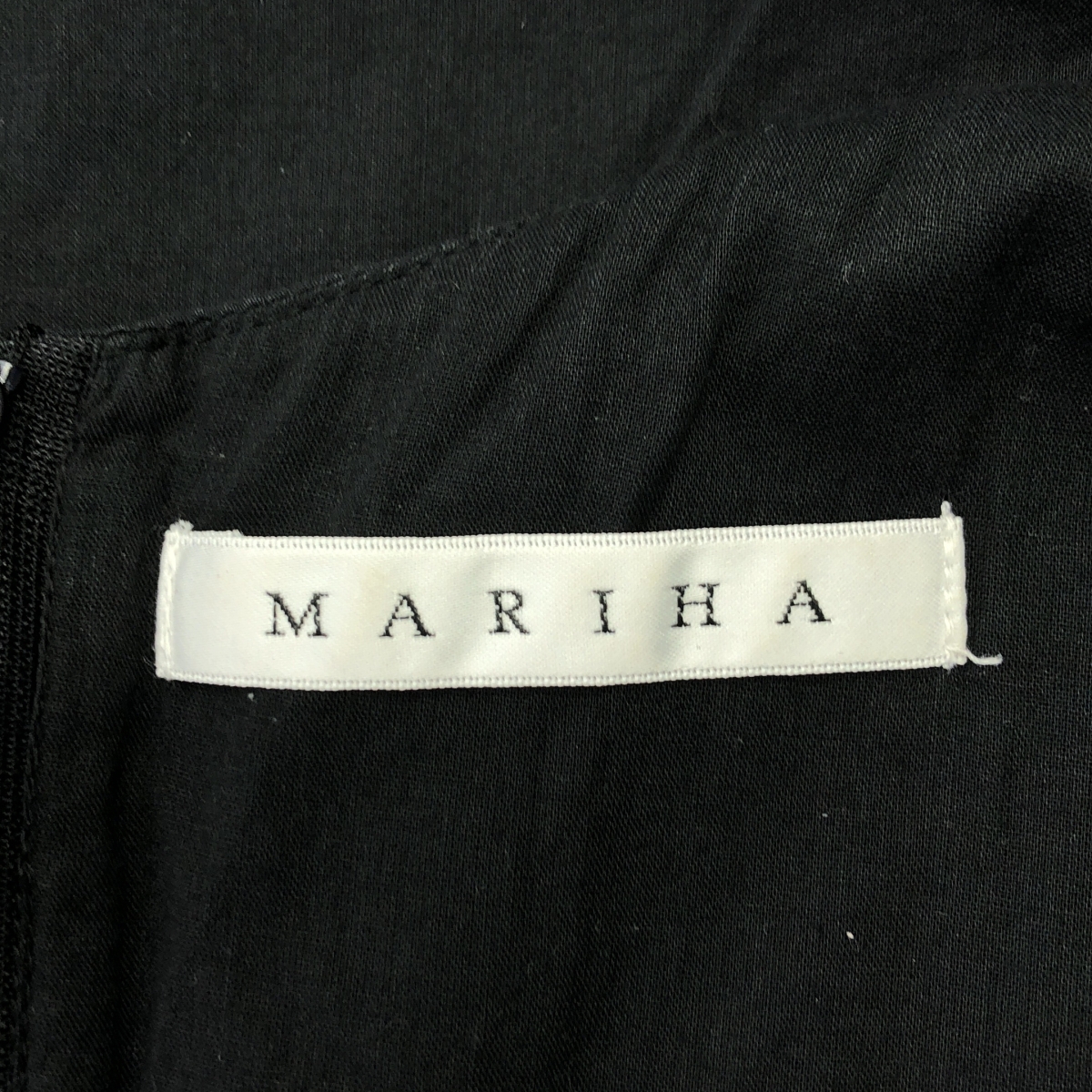 MARIHA / マリハ バックジップ ボリューム ドレス ワンピース / 裏地付き
