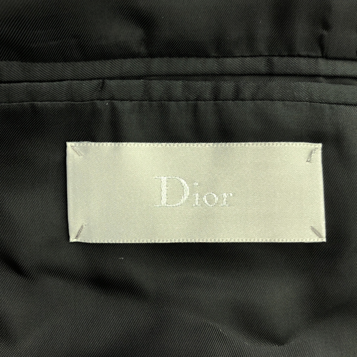 Dior / ディオール リブカラー 2B ウール ジャケット