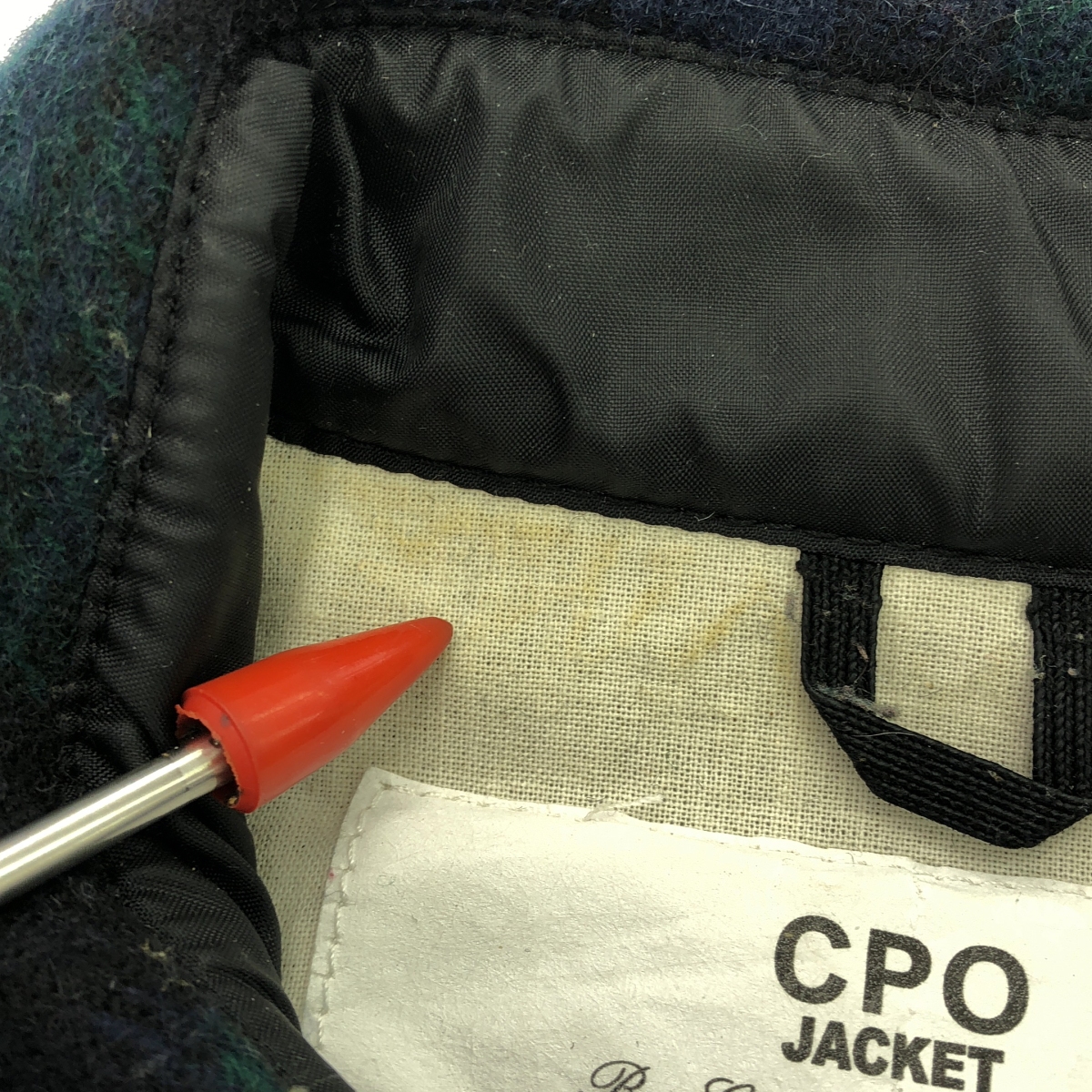 FIDELITY / フィデリティ ブラックウォッチ チェック ウール CPO ジャケット