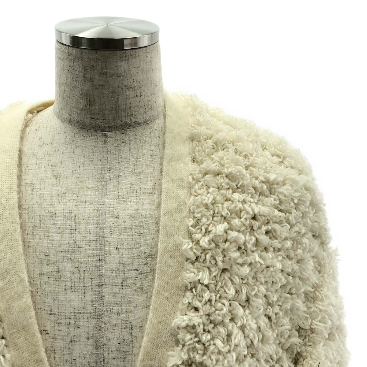 その他 ボア ロングカーディガン