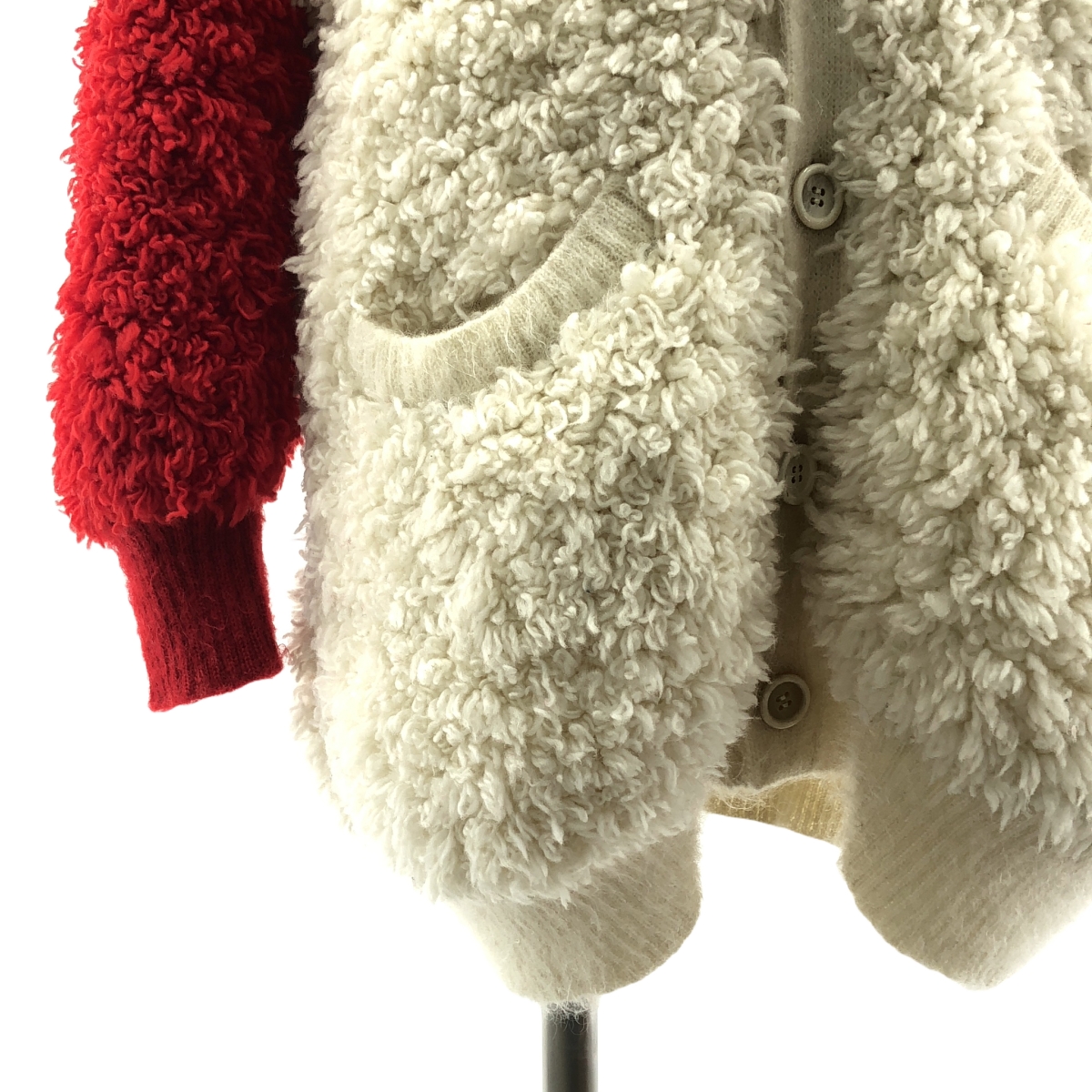 その他 ボア ロングカーディガン