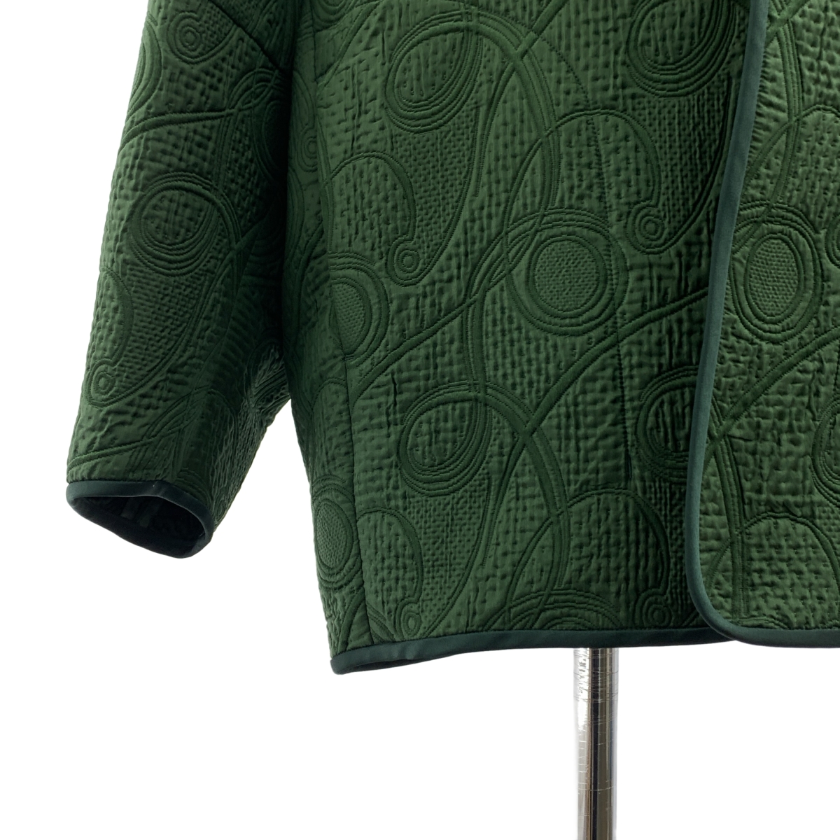 Mame Kurogouchi / マメクロゴウチ Jomon Arabesque Triple Layer Jacquard Jacket / ジャガード オーバー チャイナ ジャケット