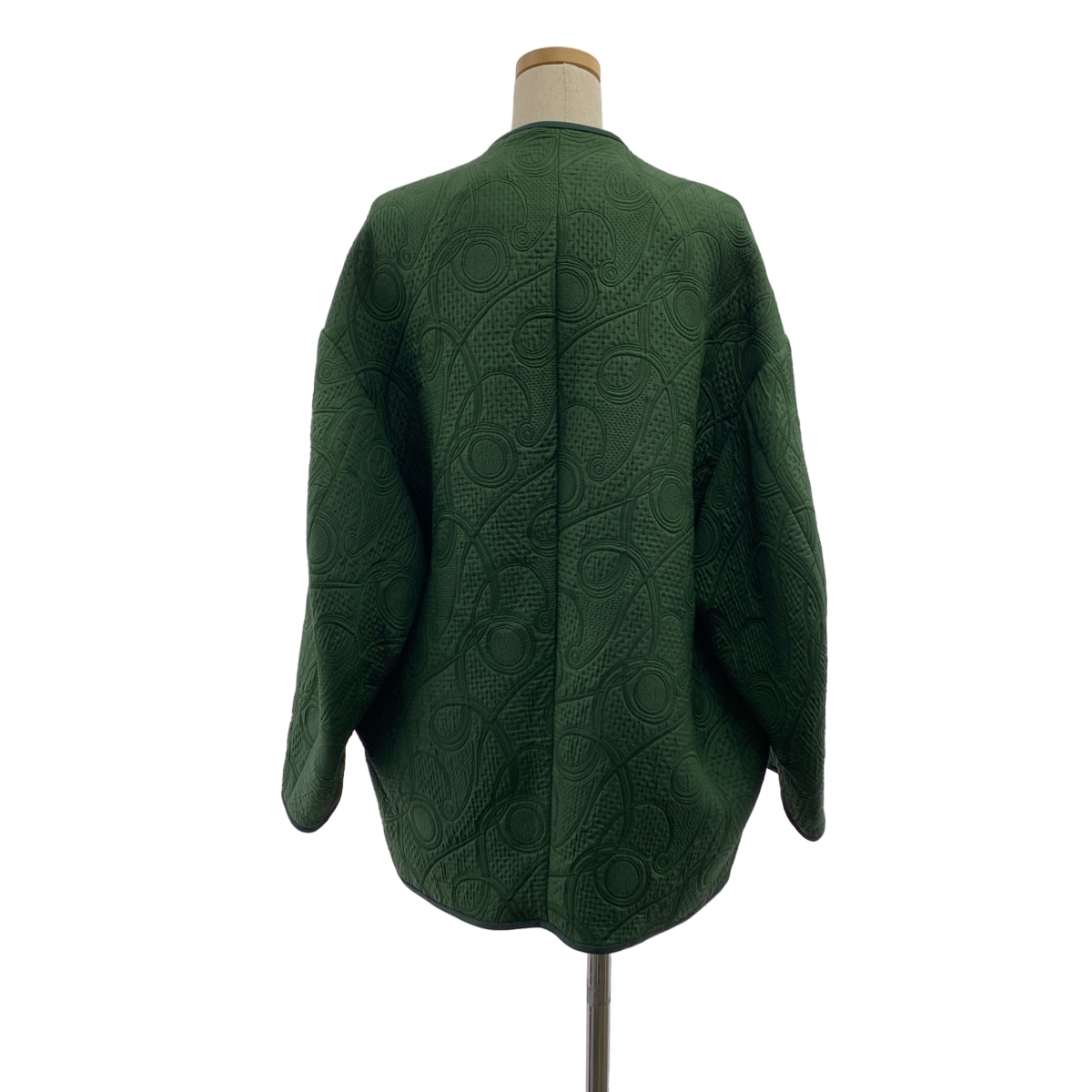 Mame Kurogouchi / マメクロゴウチ Jomon Arabesque Triple Layer Jacquard Jacket / ジャガード オーバー チャイナ ジャケット