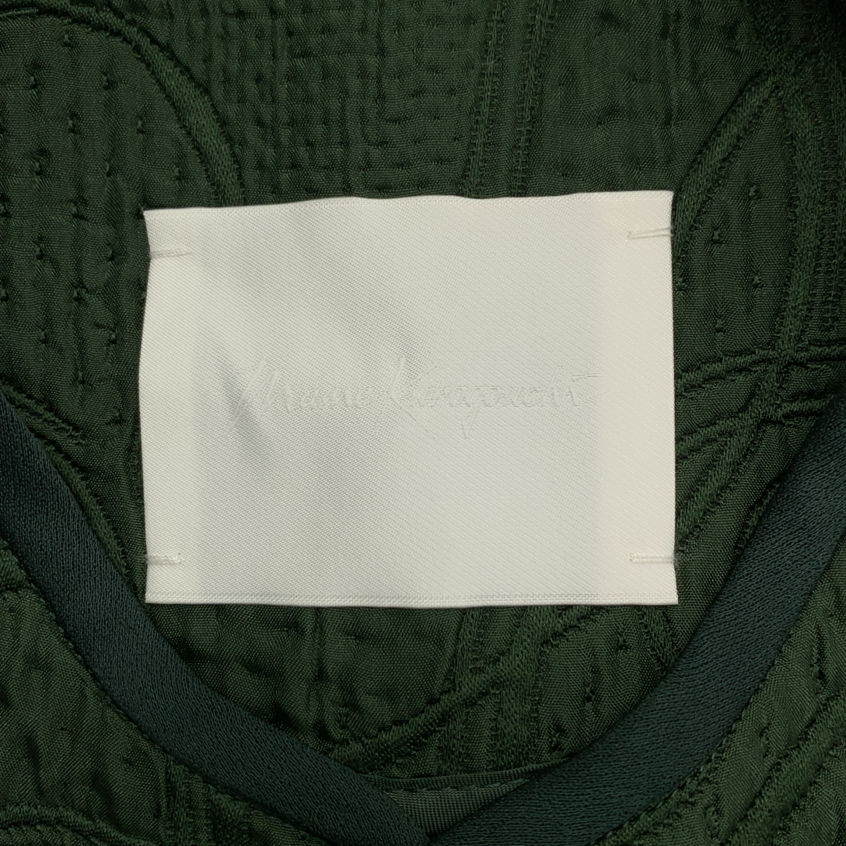 Mame Kurogouchi / マメクロゴウチ Jomon Arabesque Triple Layer Jacquard Jacket / ジャガード オーバー チャイナ ジャケット