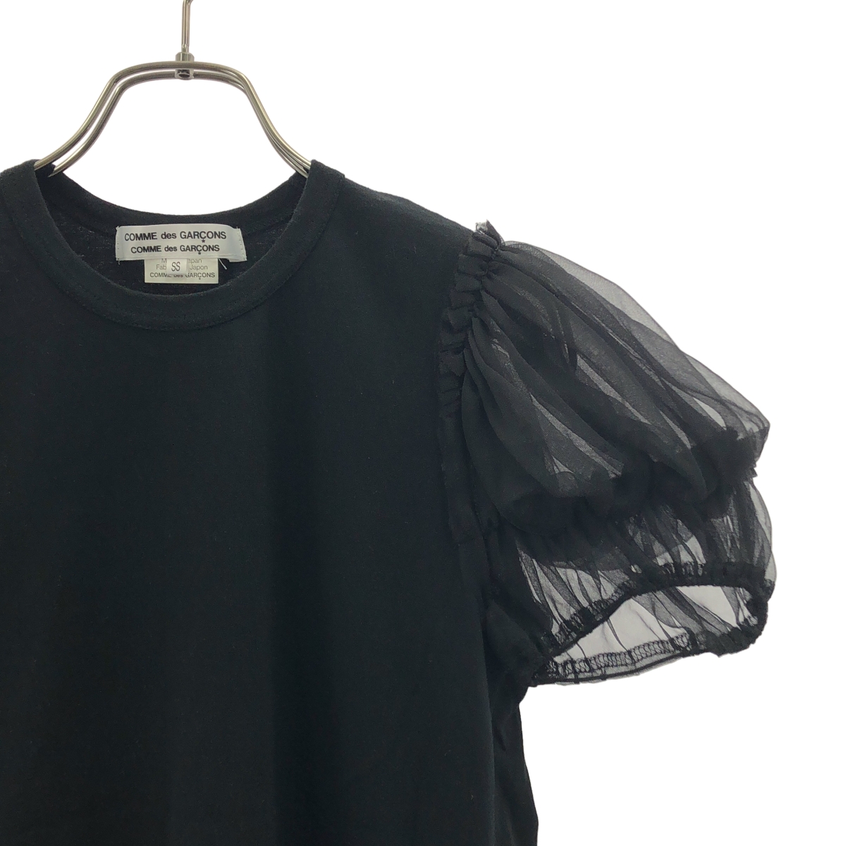 COMME des GARCONS COMME des GARCONS / コムコム シアーボリュームスリーブ Tシャツ カットソー