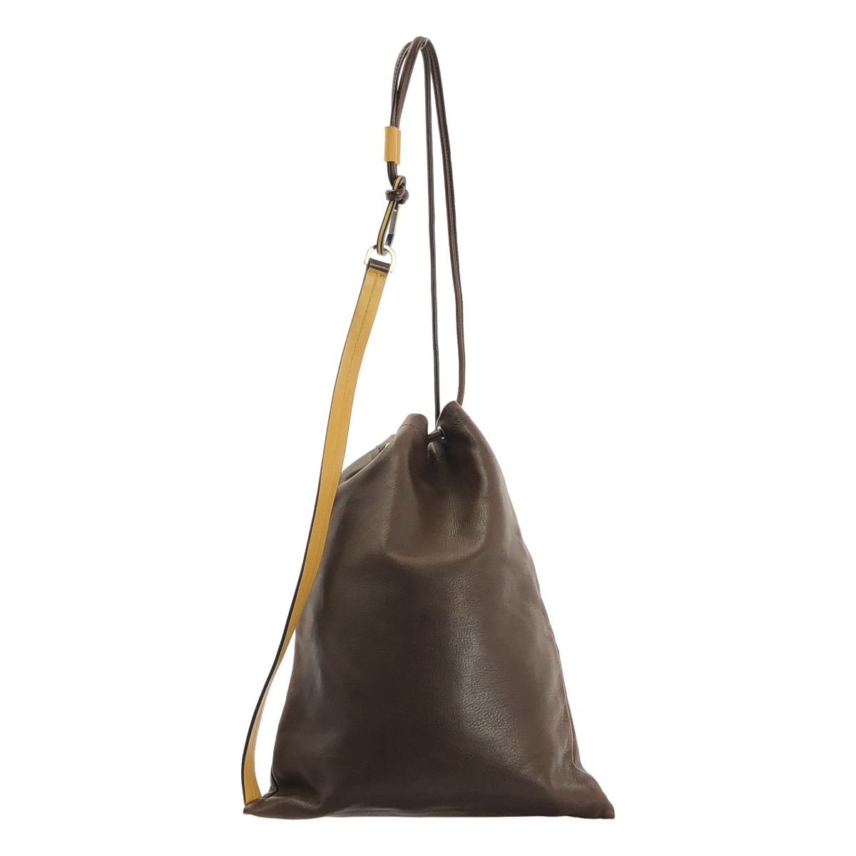 Salvatore Ferragamo / サルヴァトーレフェラガモ KENTUCKY ケンタッキー / 巾着 レザー ショルダーバッグ