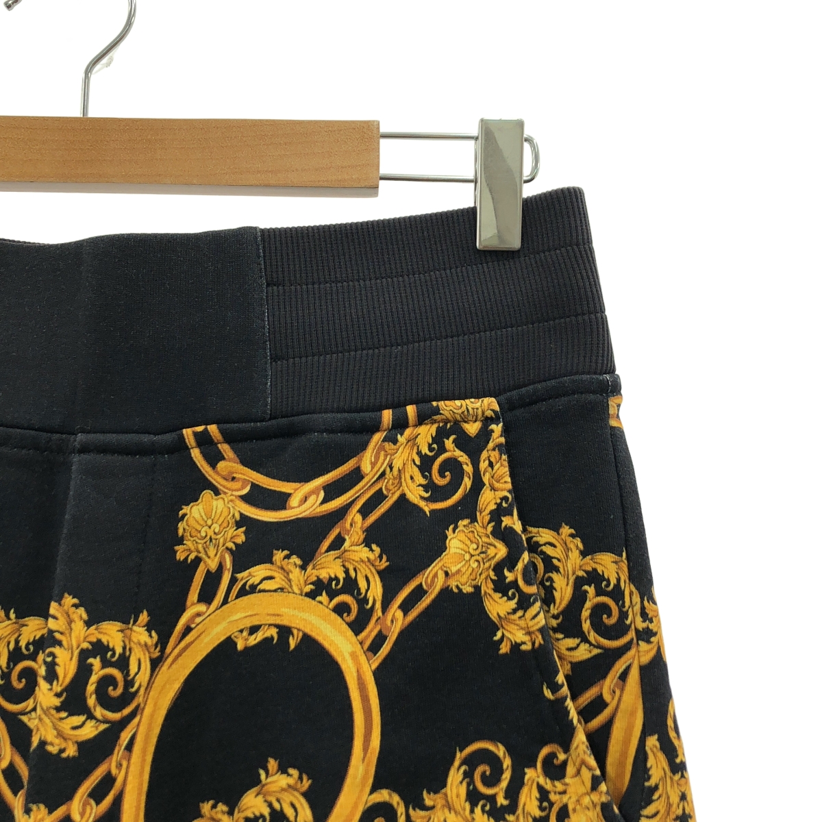 VERSACE / ヴェルサーチ JEANS COUTURE ジーンズクチュール / バロック レオパード スウェット ショートパンツ