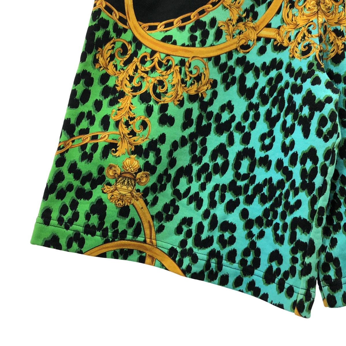 VERSACE / ヴェルサーチ JEANS COUTURE ジーンズクチュール / バロック レオパード スウェット ショートパンツ