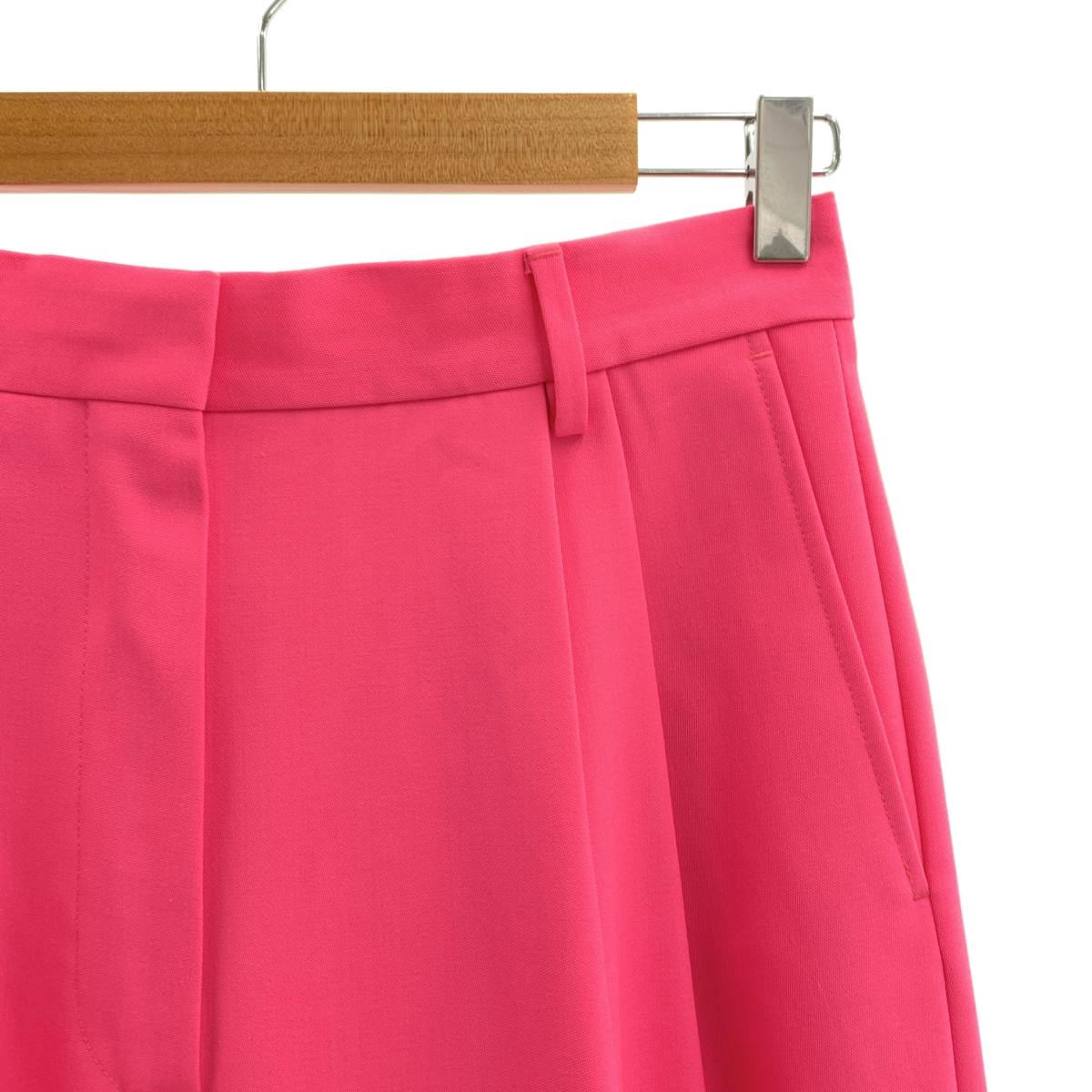 DRIES VAN NOTEN / ドリスヴァンノッテン ポリエステルウール 2タック スラックス パンツ