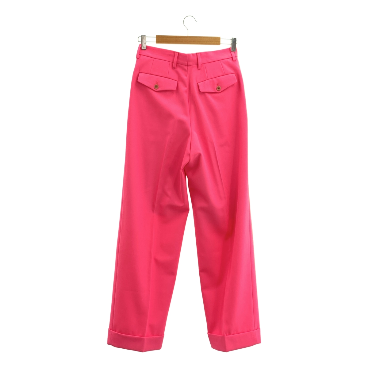 DRIES VAN NOTEN / ドリスヴァンノッテン ポリエステルウール 2タック スラックス パンツ