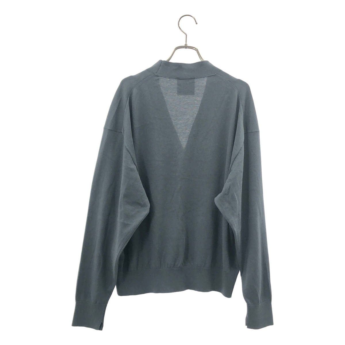 ATON / エイトン コットン Vネック カーディガン