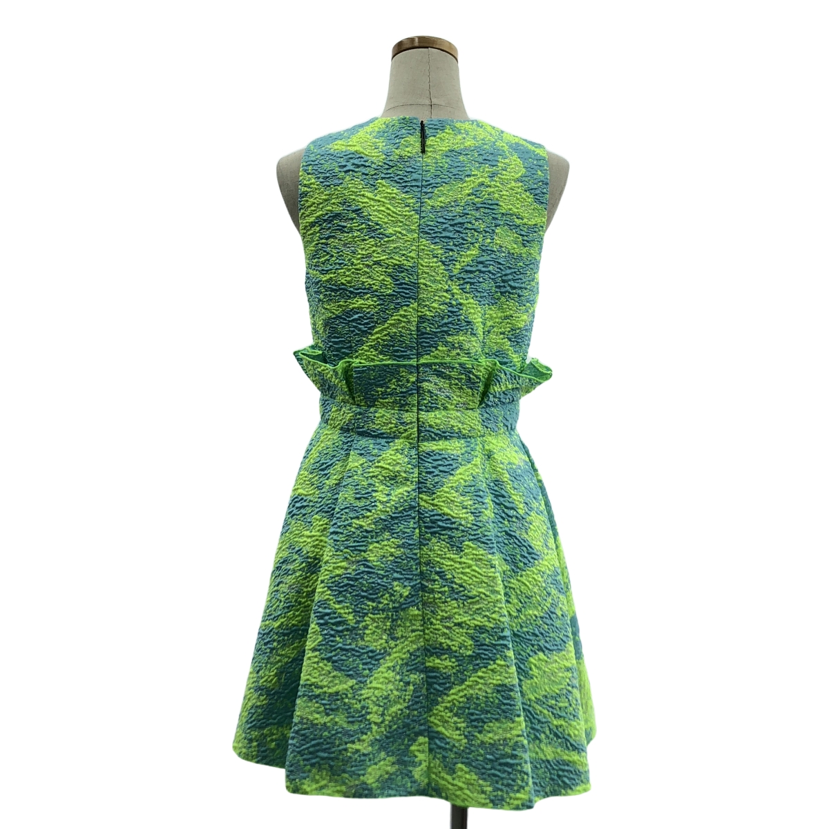 MSGM / エムエスジーエム ラメ ジャガード ノースリーブ ワンピース