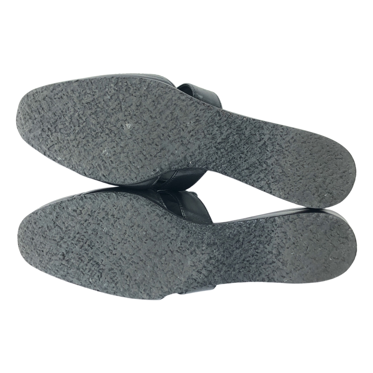 FERRAGAMO / フェラガモ BRIZA Q2 / レザー ロゴプレート リボン サンダル