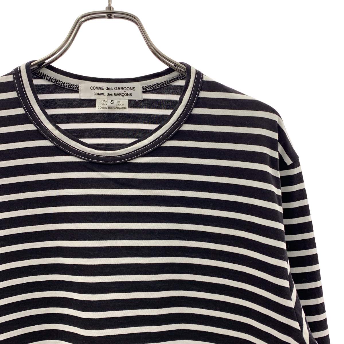 COMME des GARCONS COMME des GARCONS / コムコム コットン ボーダー クルーネックカットソー