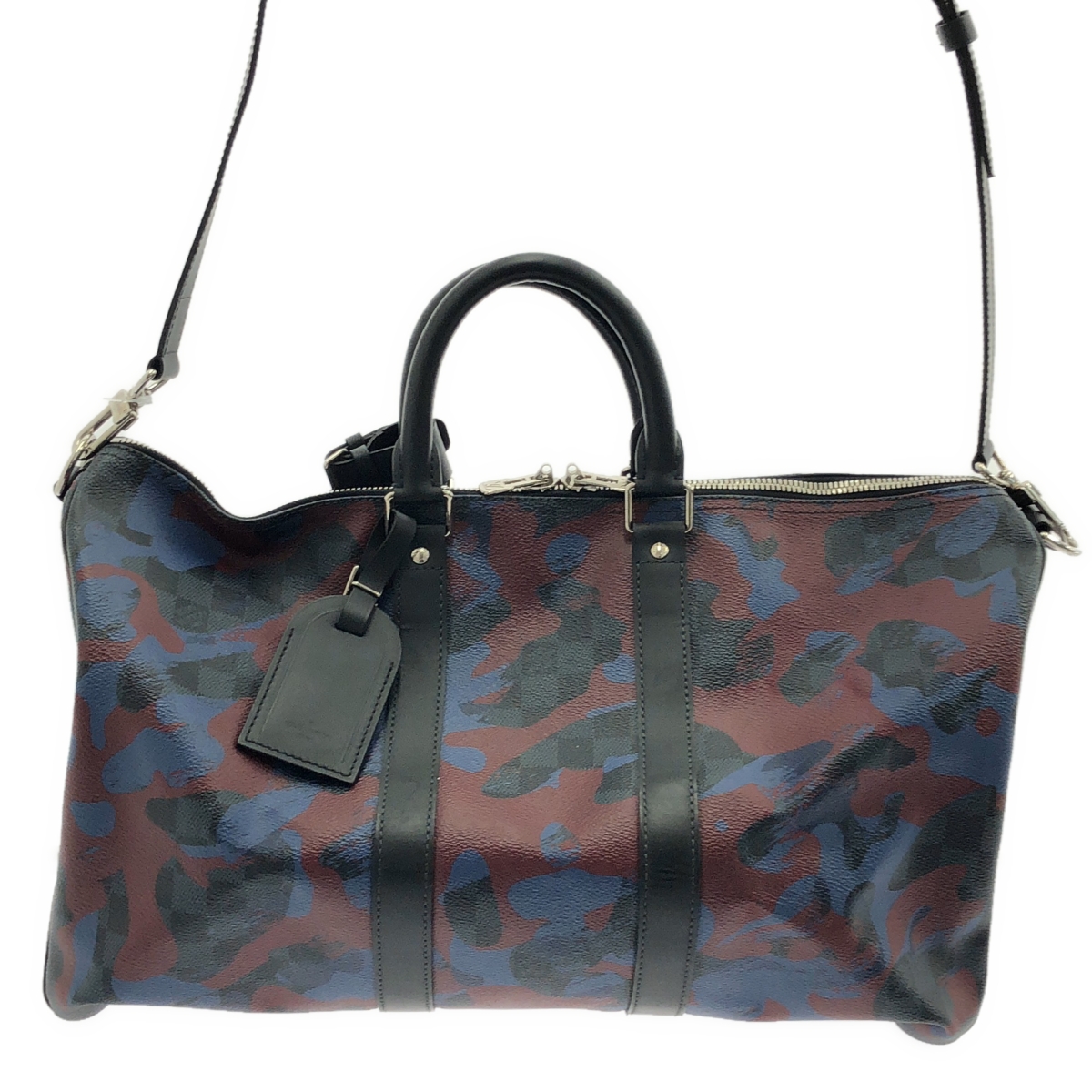 Louis Vuitton / ルイヴィトン DU1176 ダミエ カモフラージュ キーポル バンドリエール45 ボストンバッグ