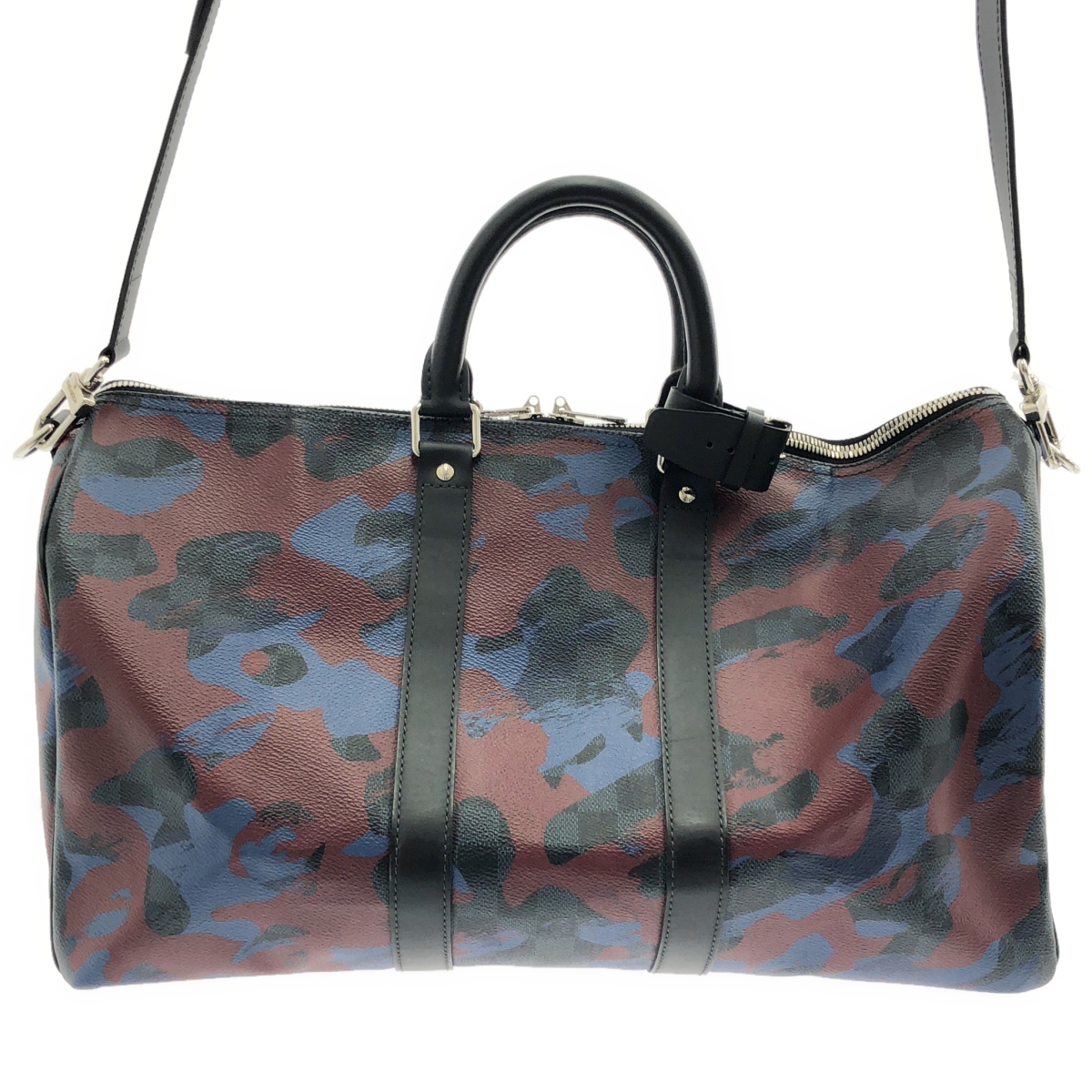 Louis Vuitton / ルイヴィトン DU1176 ダミエ カモフラージュ キーポル バンドリエール45 ボストンバッグ