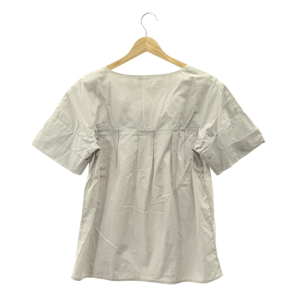 miu miu / ミュウミュウ コットン  プリーツ ブラウス