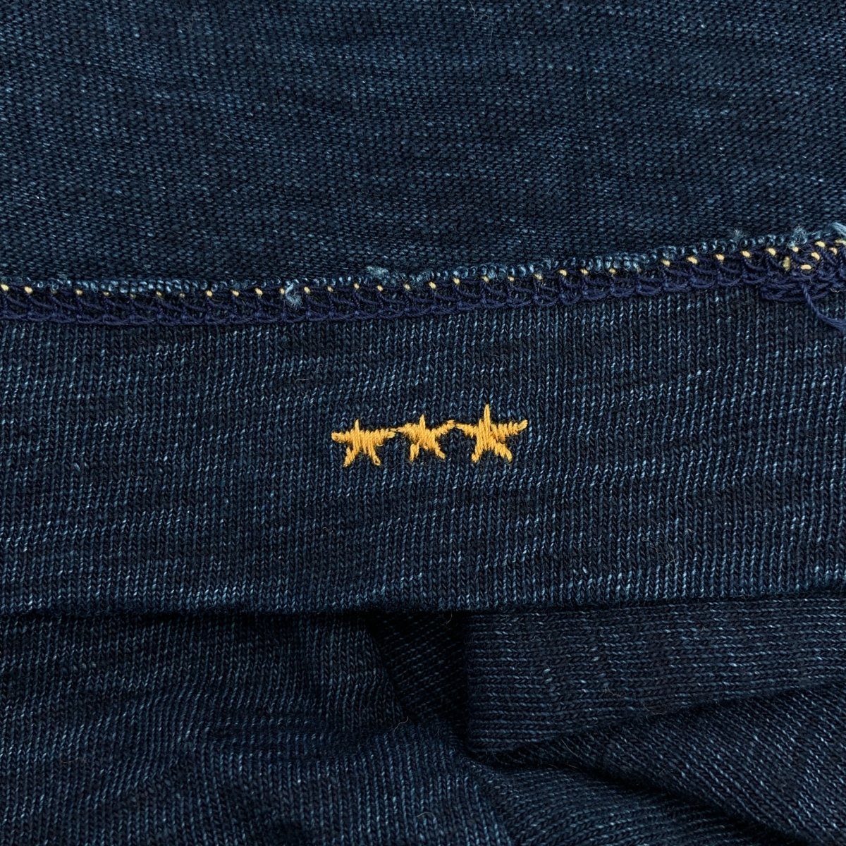 45r / フォーティファイブアール 天竺の四角ヘンリーネックTシャツ