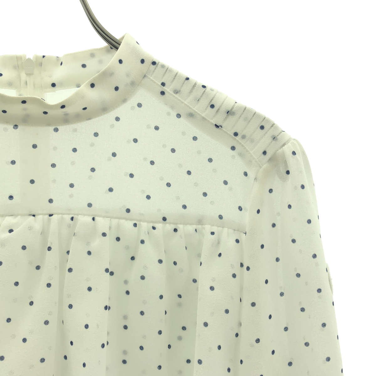 BORDERS at BALCONY / ボーダーズアットバルコニー ドット ティアードブラウス