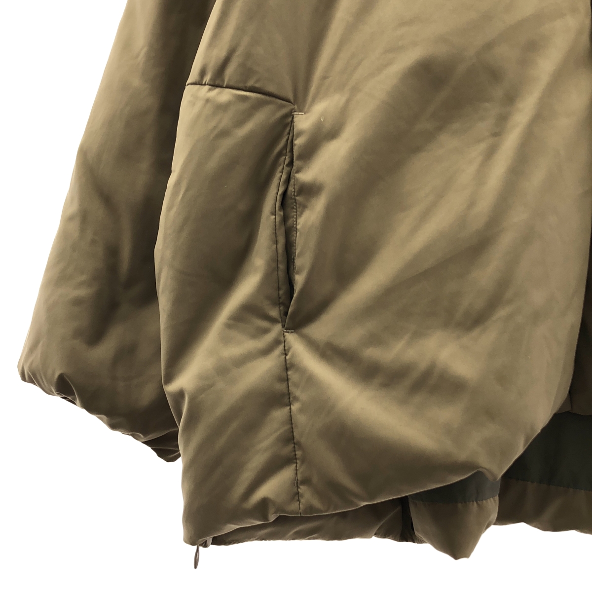 その他 NO COLLAR OVER DOWN JACKET マイクロファイバー ノーカラー オーバー ダウン ジャケット