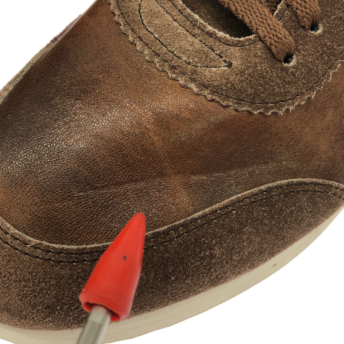 BRUNELLO CUCINELLI / ブルネロクチネリ レザー ローカットスニーカー