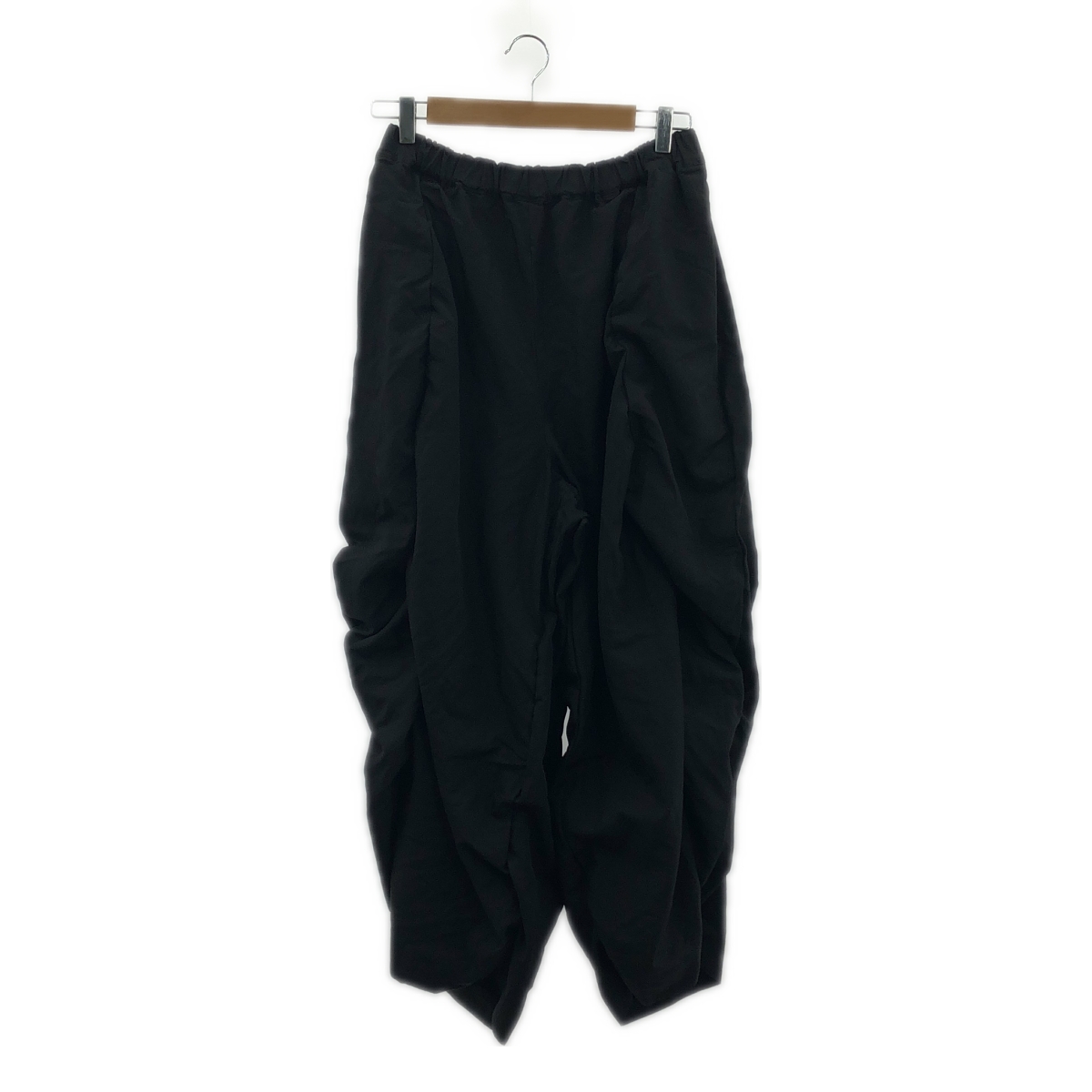 COMME des GARCONS / コムデギャルソン ポリエステル 縮絨 ドローストリング オーバーシルエット ワイドパンツ