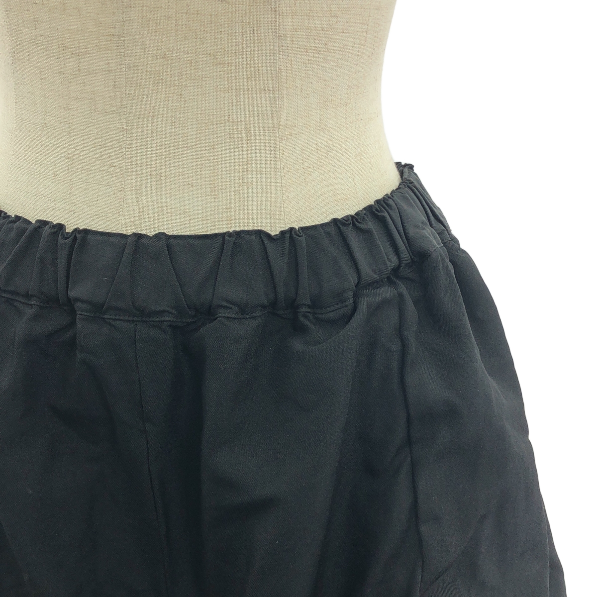 COMME des GARCONS / コムデギャルソン ポリエステル 縮絨 ドローストリング オーバーシルエット ワイドパンツ