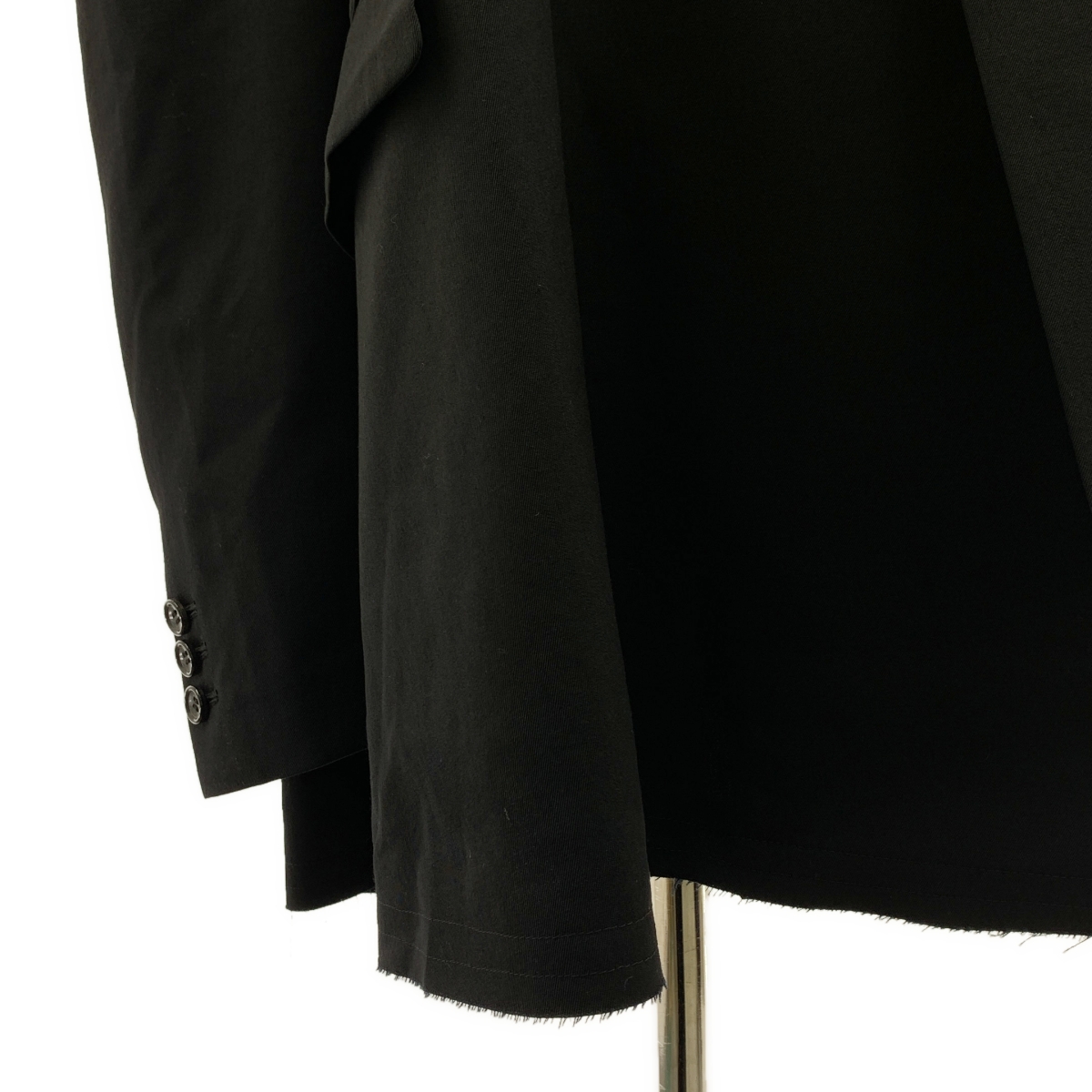 COMME des GARCONS / コムデギャルソン 変形 アシンメトリー カットオフ オーバーシルエット 丸襟 ジャケット