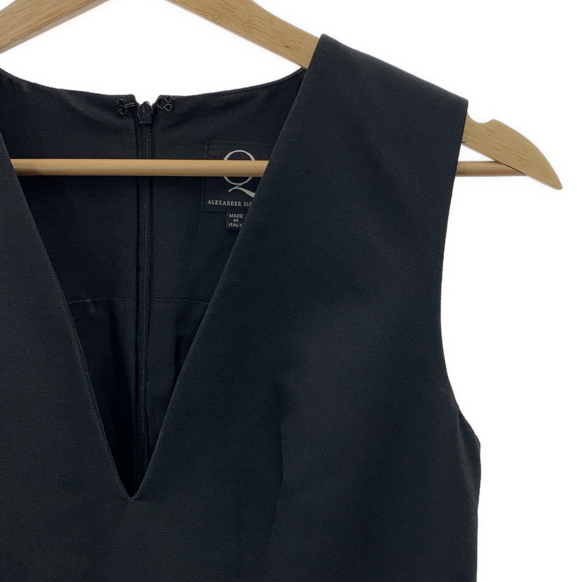 ALEXANDER MCQUEEN / アレキサンダーマックイーン Vネック ミニドレス フレア ワンピース