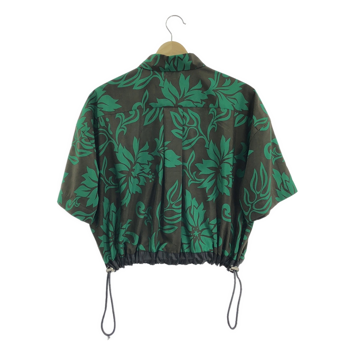 sacai / サカイ Floral Print Shirt / 総柄 フローラル ドローストリング シャツ ジャケット