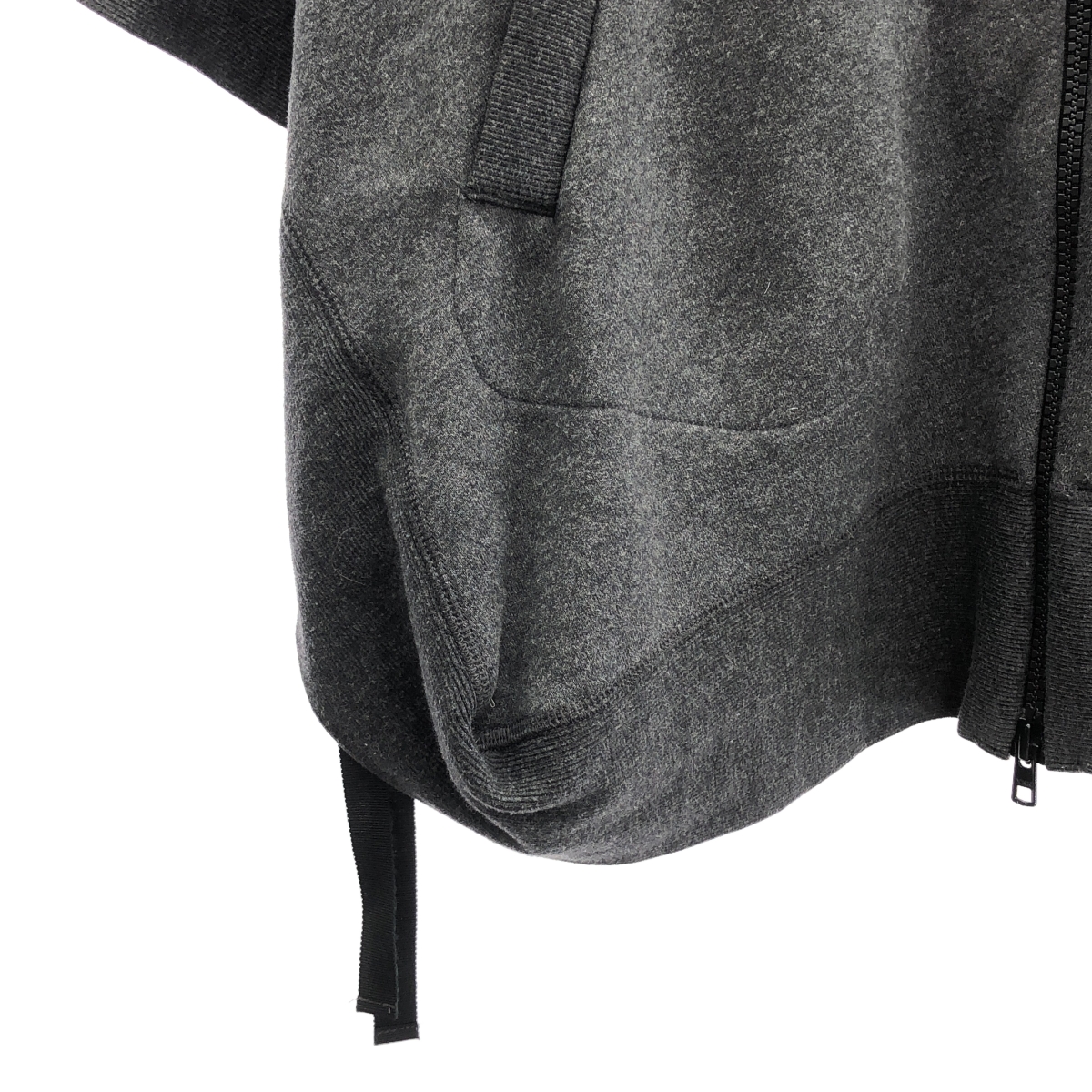 sacai luck / サカイラック コットン フーデッド ポンチョ ジャケット