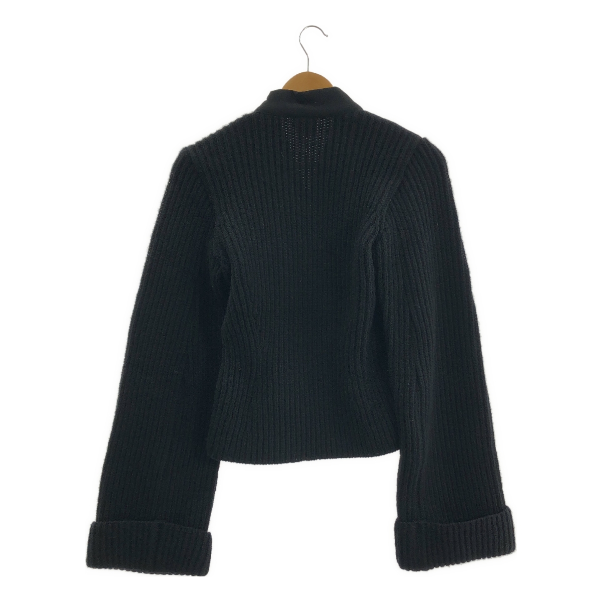 DRIES VAN NOTEN / ドリスヴァンノッテン ウール ニット 切替 ジャケット