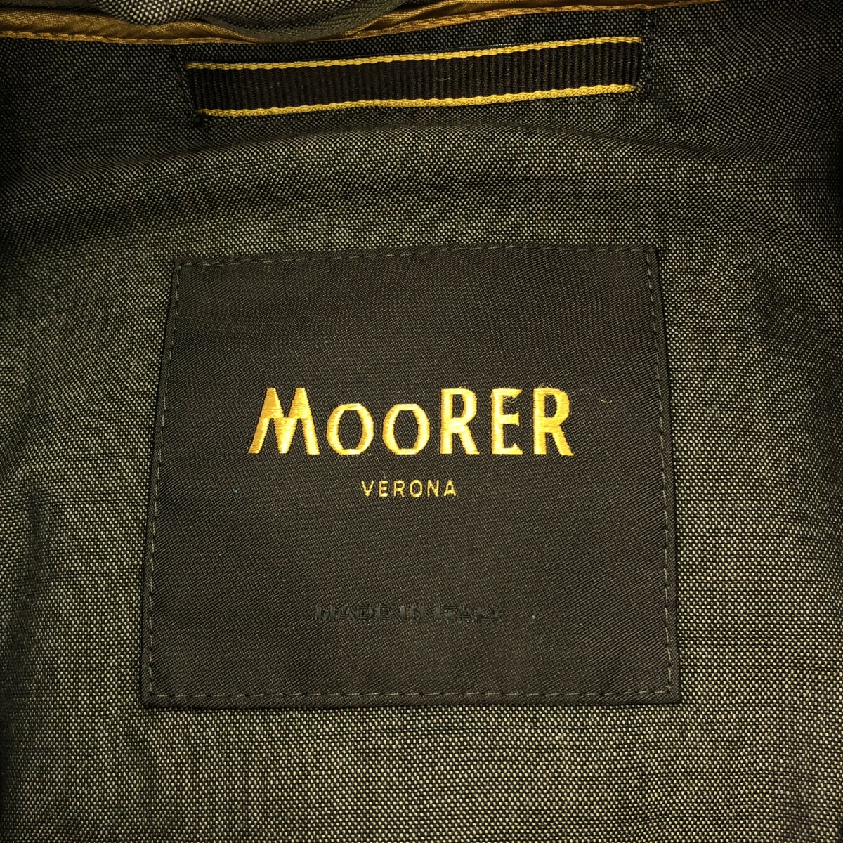 MooRER / ムーレー 着脱可カラー レイヤード ダウンジャケット