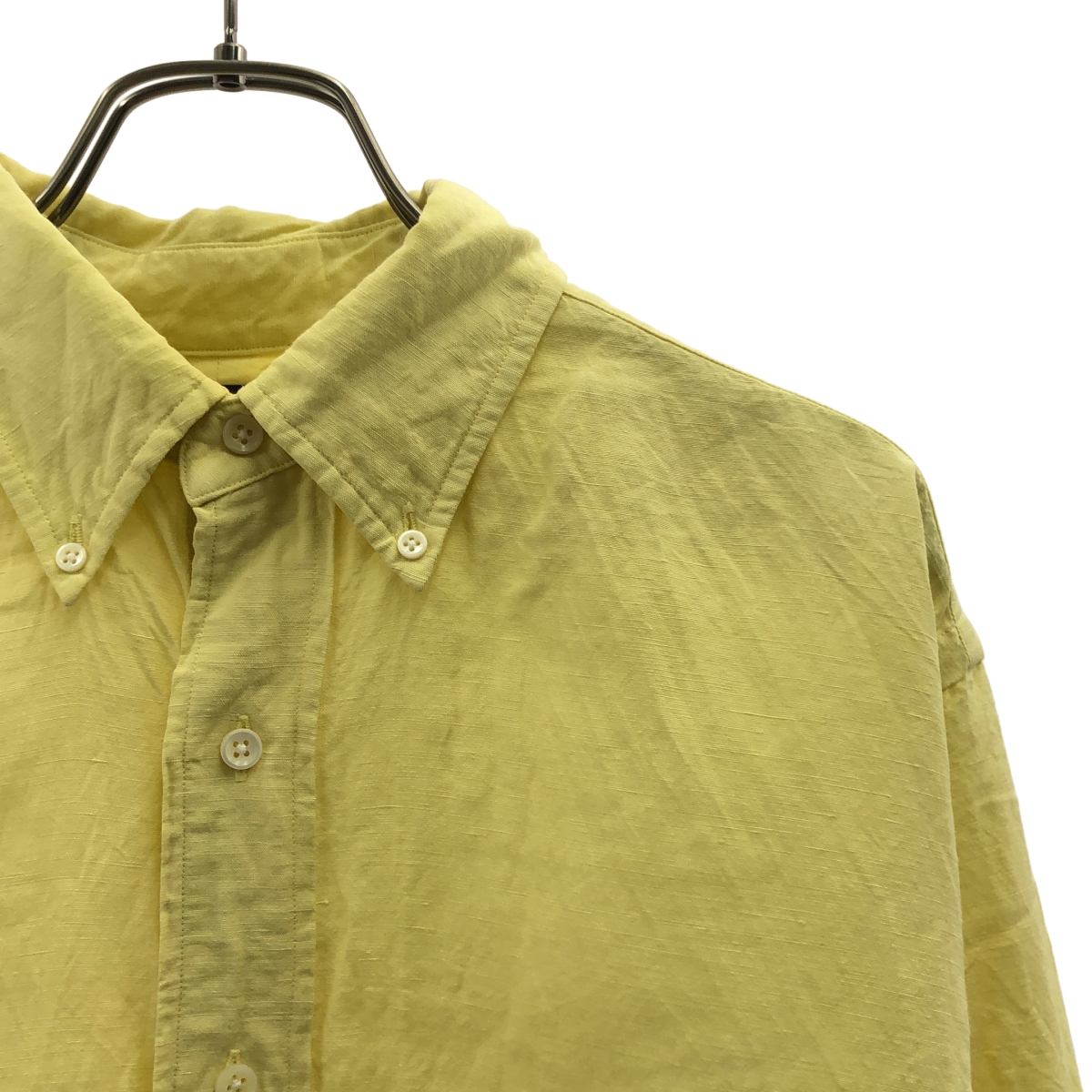 LENO / リノ リネン シルク ボタンダウン シャツ