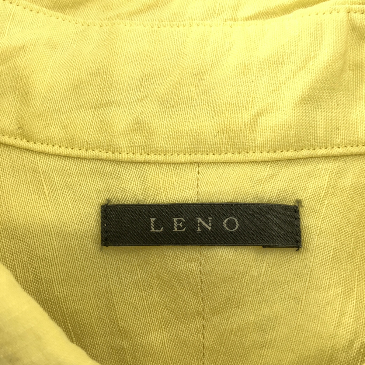 LENO / リノ リネン シルク ボタンダウン シャツ