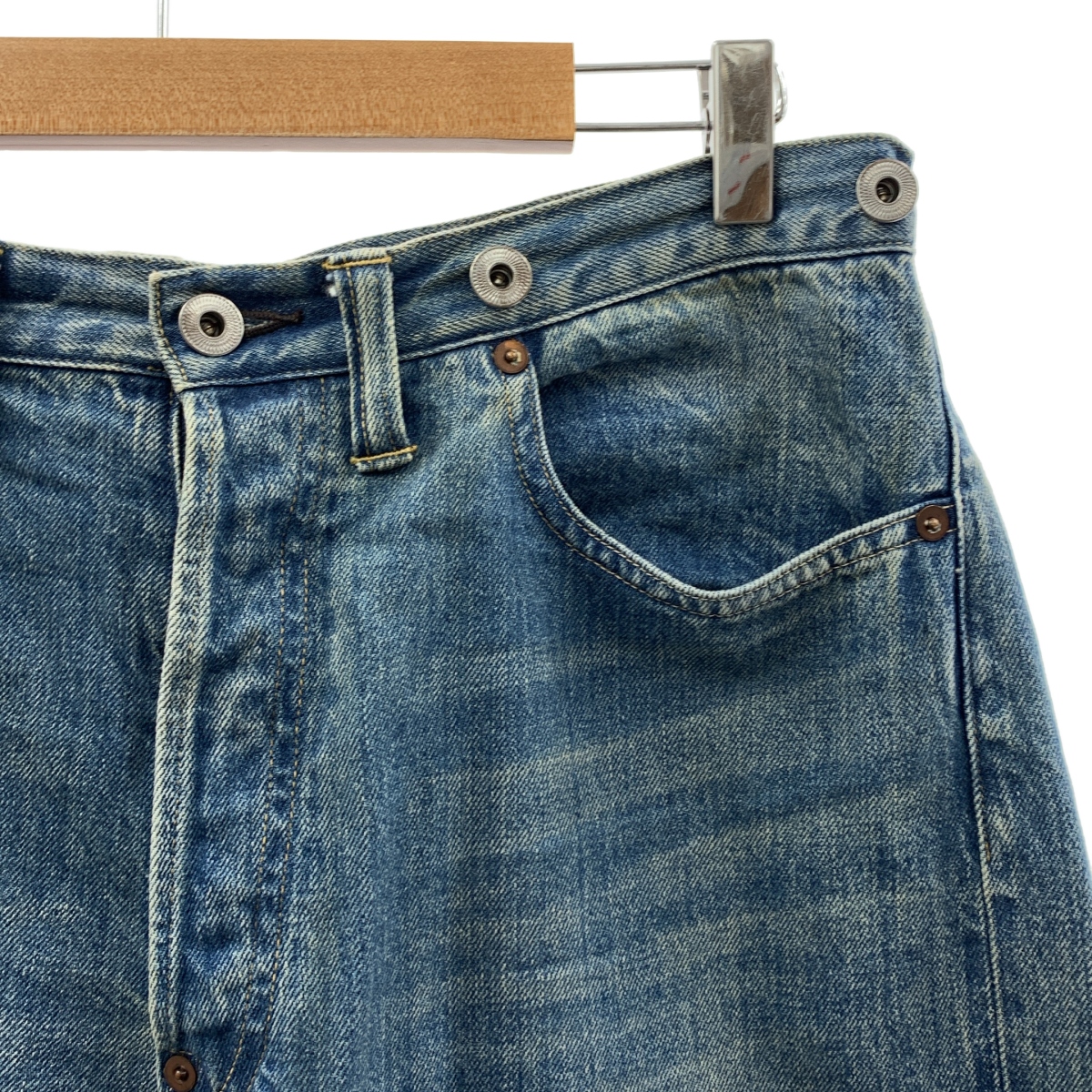 A.PRESSE / アプレッセ No.2 Washed Denim Pants / ヴィンテージ加工 セルビッチ デニム パンツ