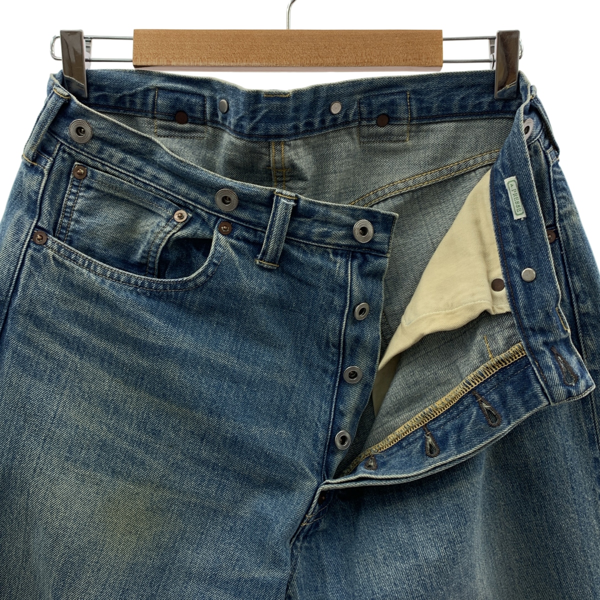 A.PRESSE / アプレッセ No.2 Washed Denim Pants / ヴィンテージ加工 セルビッチ デニム パンツ