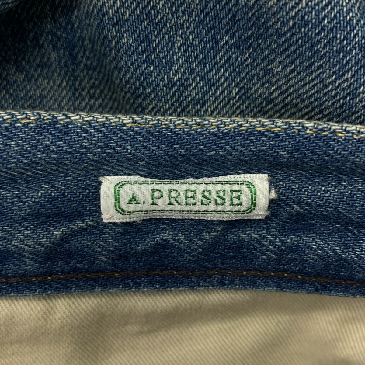 A.PRESSE / アプレッセ No.2 Washed Denim Pants / ヴィンテージ加工 セルビッチ デニム パンツ