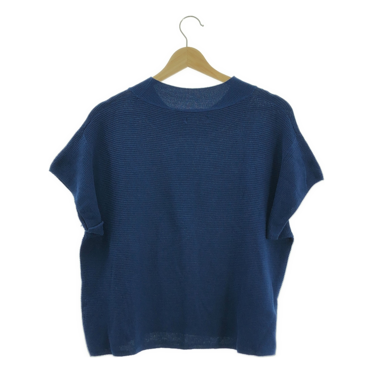 FACTORY / ファクトリー コットン ペーパー メッシュ編みニットベスト